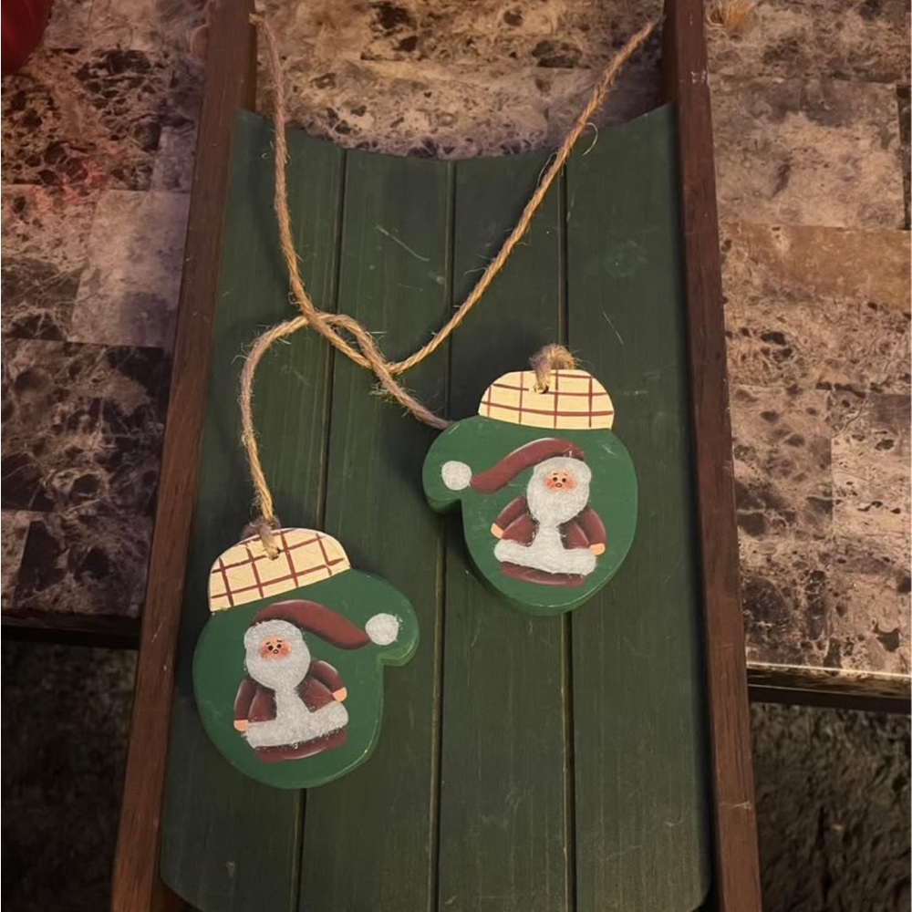 Wooden Sled Decoration